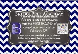 Acceptances for 2020-2021 School Year