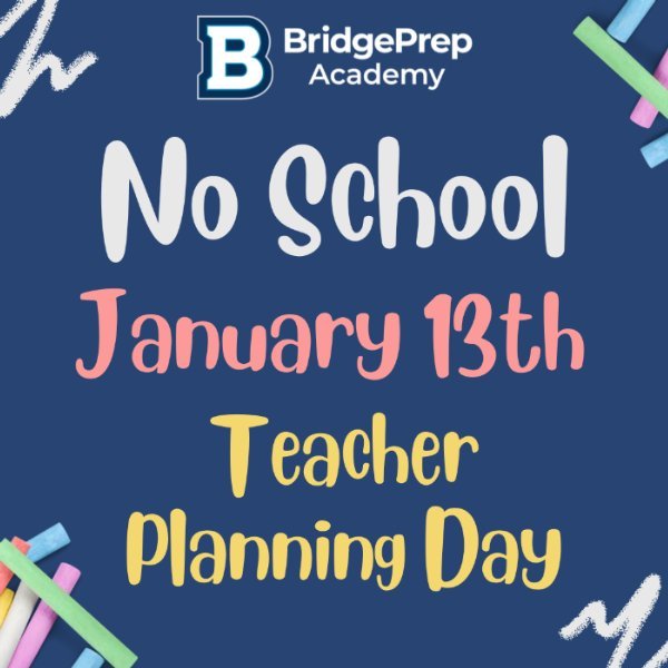 No School Teacher Planning Day