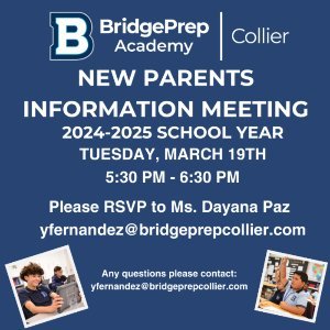 Parent Information meeting March 19th hope to see you there!!